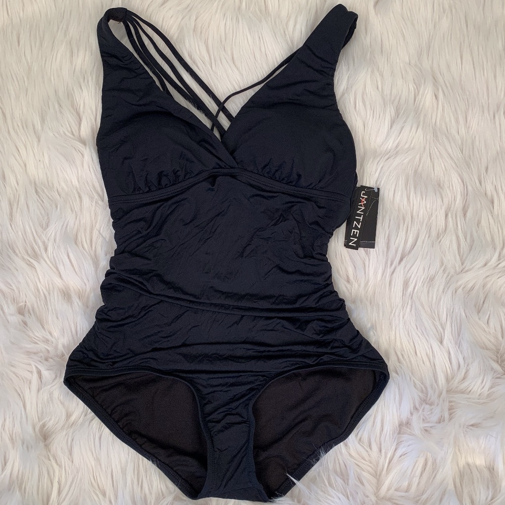 Jantzen Black One Piece Swimsuit 10